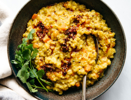 Cooking Kitchari Dish